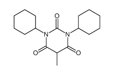 1,3-Dicyclohexyl-5-methylbarbituric acid Structure