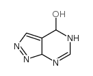 4H-Pyrazolo[3,4-d]pyrimidin-4-ol, 5,7a-dihydro- (9CI)结构式