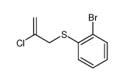 2-chloroprop-2-enyl 2-bromophenyl sulphide Structure