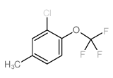 2-Chloro-4-methyl-1-(trifluoromethoxy)benzene结构式