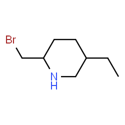 Piperidine, 2-(bromomethyl)-5-ethyl- (9CI) Structure