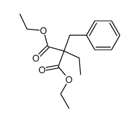 diethyl ester of benzylethylmalonic acid结构式