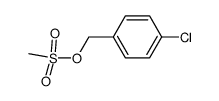 40chlorobenzyl methanesulfonate结构式