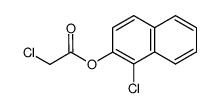 α-chloro-β-naphthyl chloroacetate Structure