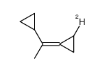 1-(1-cyclopropylethylidene)cyclopropane-2-d Structure