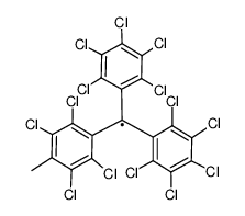 tetradecachloro-4-methyltriphenylmethyl radical Structure