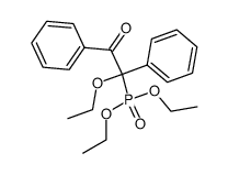 diethyl α-ethoxy-α-benzoylbenzylphosphonate Structure