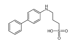 3-(4-phenylanilino)propane-1-sulfonic acid Structure