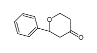 (2S)-2-Phenyltetrahydro-4H-pyran-4-one结构式