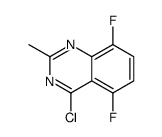 4-chloro-5,8-difluoro-2-methylquinazoline Structure