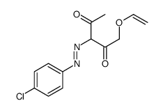 3-[(4-chlorophenyl)diazenyl]-1-ethenoxypentane-2,4-dione结构式