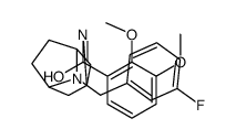 N-[8-[(3-fluorophenyl)methyl]-8-azabicyclo[3.2.1]octan-3-yl]-2,3-dimethoxybenzamide结构式