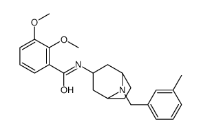 2,3-dimethoxy-N-[8-[(3-methylphenyl)methyl]-8-azabicyclo[3.2.1]octan-3-yl]benzamide Structure