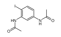 N,N'-(4-iodo-m-phenylene)-bis-acetamide结构式