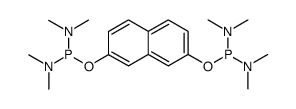 1,1'-(naphthalene-2,7-diylbis(oxy))bis(N,N,N',N'-tetramethylphosphanediamine)结构式