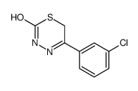 5-(3-chlorophenyl)-3,6-dihydro-1,3,4-thiadiazin-2-one结构式