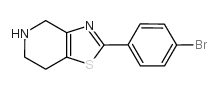 2-(4-BROMO-PHENYL)-4,5,6,7-TETRAHYDRO-THIAZOLO[4,5-C]PYRIDINE Structure