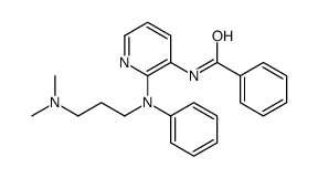 N-[2-[N-[3-(dimethylamino)propyl]anilino]pyridin-3-yl]benzamide结构式