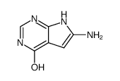 7H-Pyrrolo[2,3-d]pyrimidin-4-ol, 6-amino- (7CI)结构式