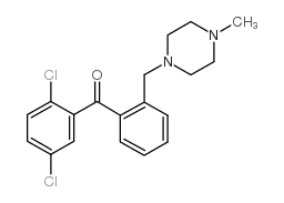 2,5-DICHLORO-2'-(4-METHYLPIPERAZINOMETHYL) BENZOPHENONE图片