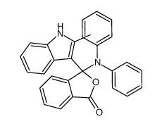 3-(2-methyl-1H-indol-3-yl)-3-(N-phenylanilino)-2-benzofuran-1-one Structure