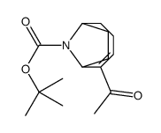 9-Azabicyclo[4.2.1]non-2-ene-9-carboxylicacid, 2-acetyl-, 1,1-dimethylethyl ester, (1R)- (9ci)结构式