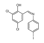 2,4-dichloro-6-{[(4-iodophenyl)imino]methyl}phenol picture