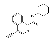 4-cyano-N-cyclohexylisoquinoline-1-carboxamide Structure