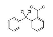 1-(dichloromethyl)-2-[dichloro(phenyl)methyl]benzene Structure