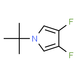 1H-Pyrrole,1-(1,1-dimethylethyl)-3,4-difluoro-(9CI)结构式