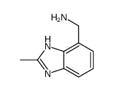 (2-methyl-1H-benzimidazol-4-yl)methanamine Structure