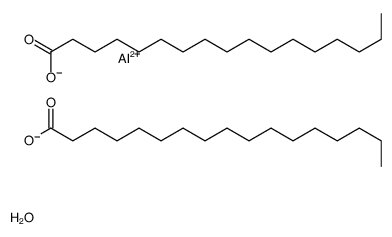 bis(heptadecanoato-O)hydroxyaluminium structure