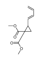 dimethyl 2-buta-1,3-dienylcyclopropane-1,1-dicarboxylate Structure