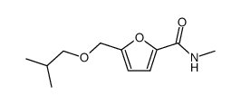 5-isobutoxymethyl-furan-2-carboxylic acid methylamide Structure