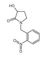 3-hydroxy-1-(2-nitro-benzyl)-pyrrolidin-2-one Structure