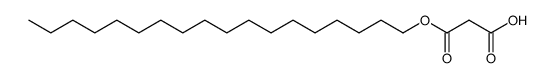 2-((octadecyloxy)carbonyl)acetic acid Structure