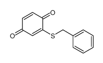 2-benzylsulfanylcyclohexa-2,5-diene-1,4-dione结构式