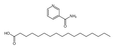 heptadecanoic acid-nicotinamide complex Structure