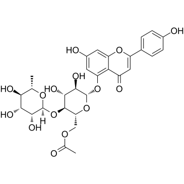 山茶黄酮苷 A结构式