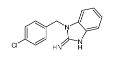 1-(4-CHLOROBENZYL)-1H-BENZO[D]IMIDAZOL-2-AMINE structure