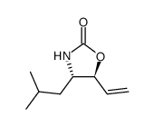 (4S,5S)-4-(2-methylpropyl)-5-vinyloxazolidin-2-one结构式