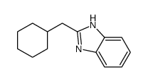 2-(cyclohexylmethyl)-1H-benzimidazole结构式