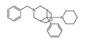 7-benzyl-9-phenyl-9-piperidino-3-oxa-7-azabicyclo(3.3.1)nonane picture