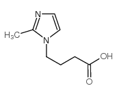 4-(2-methylimidazol-1-yl)butanoic acid structure