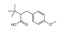 2-[(4-methoxyphenyl)methyl]-3,3-dimethylbutanoic acid Structure