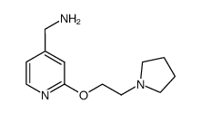 {2-[2-(1-pyrrolidinyl)-ethoxy]-pyridin-4-yl}-methylamine Structure