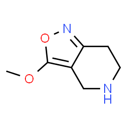 Isoxazolo[4,3-c]pyridine, 4,5,6,7-tetrahydro-3-methoxy- (9CI) structure