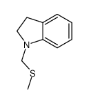 1-(methylsulfanylmethyl)-2,3-dihydroindole Structure