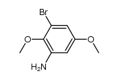 3-溴-2,5-二甲氧基苯胺结构式