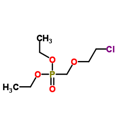 [(2-氯乙氧基)甲基]膦酸二乙酯结构式